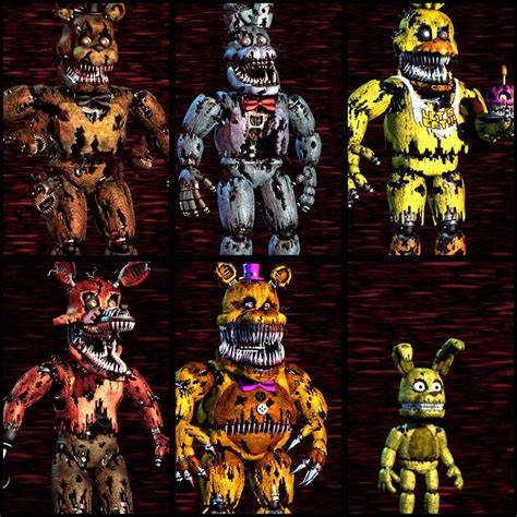 fnaf 4 characters